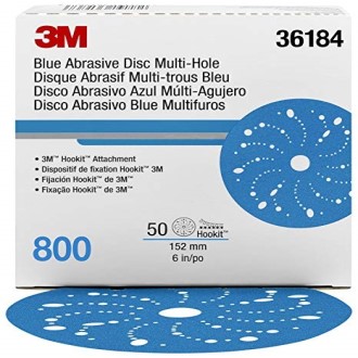 3M Hookit Blue Abrasive Disc Multi-hole